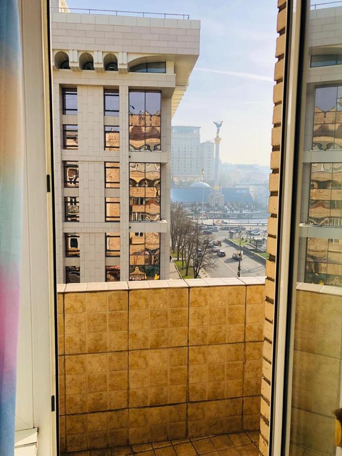 Amazing View Of Maydan! Apartman Kijev Kültér fotó