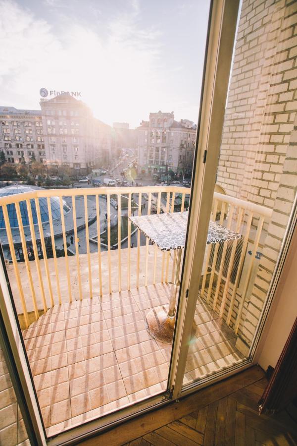 Amazing View Of Maydan! Apartman Kijev Kültér fotó